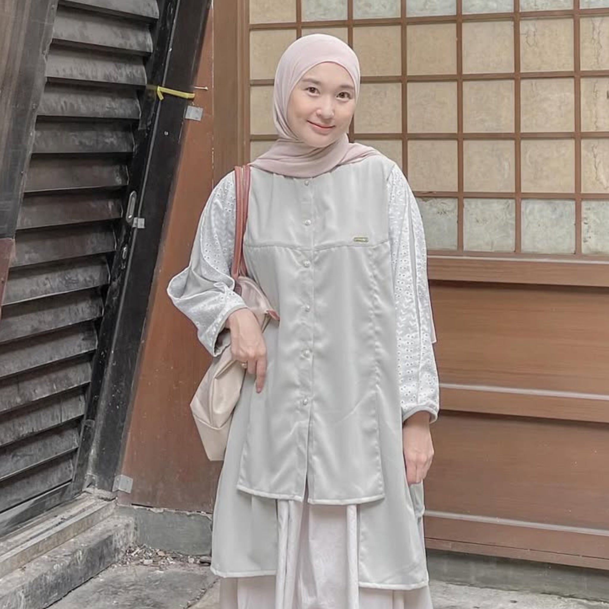 Image of Eclemix Tunic Gyuri | Atasan Wanita Tunic Motif Polos Mix Prada